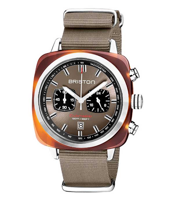 Montre Clubmaster Sport Chrono - Gris/Taupe Briston