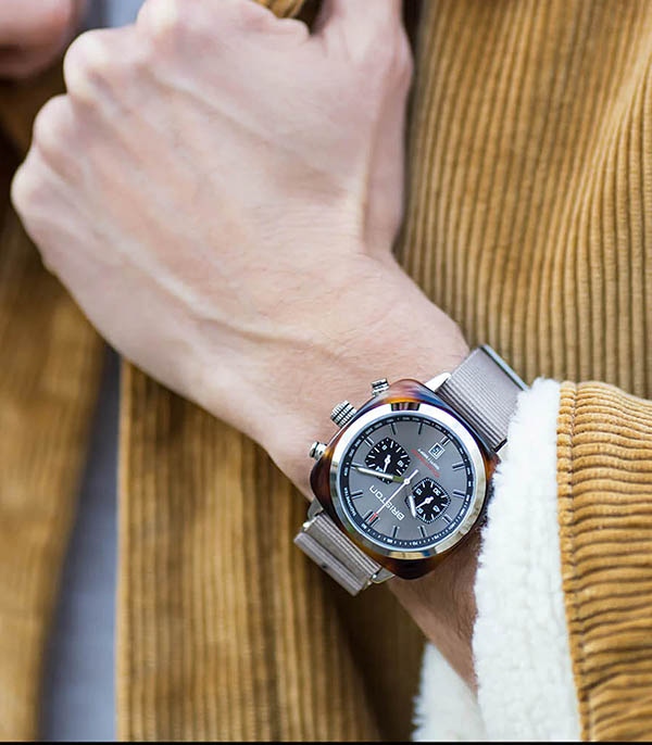 Montre Clubmaster Sport Chrono - Gris/Taupe Briston
