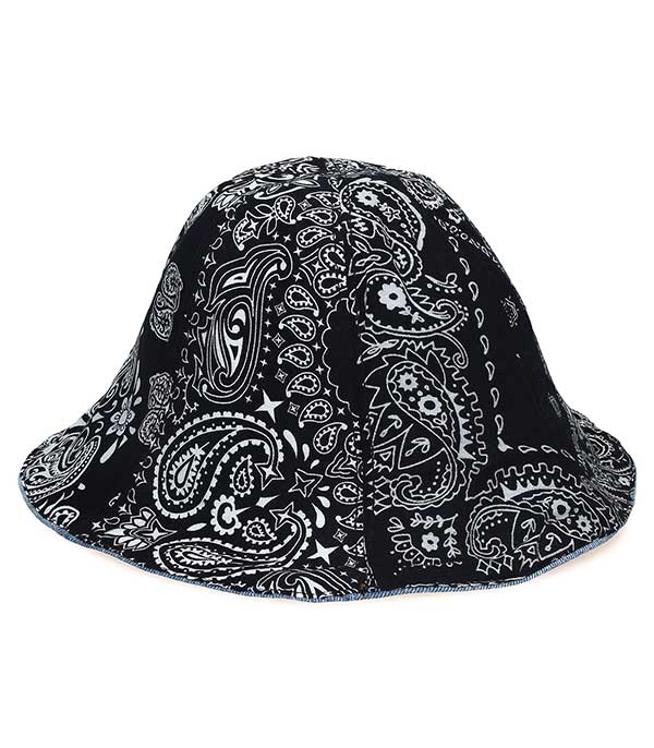 Chapeau réversible Tulip Hat 70s upcyclé RE/DONE