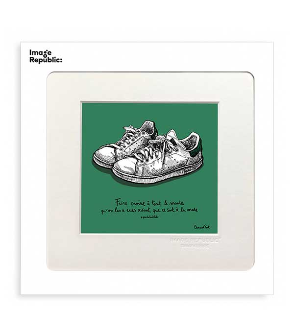 Tableau Pas du tout cliché Tennis 22 x 22 cm Image Republic