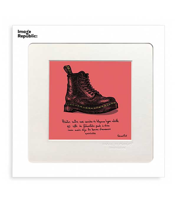 Affiche Pas du tout cliché Rebelle 22 x 22 cm Image Republic