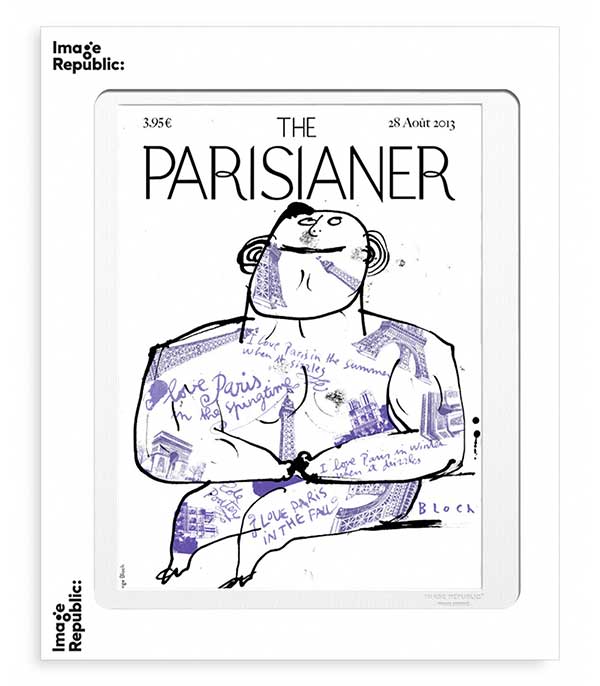 Affiche The Parisianer N46 Bloch 30 x 40 cm Image Republic