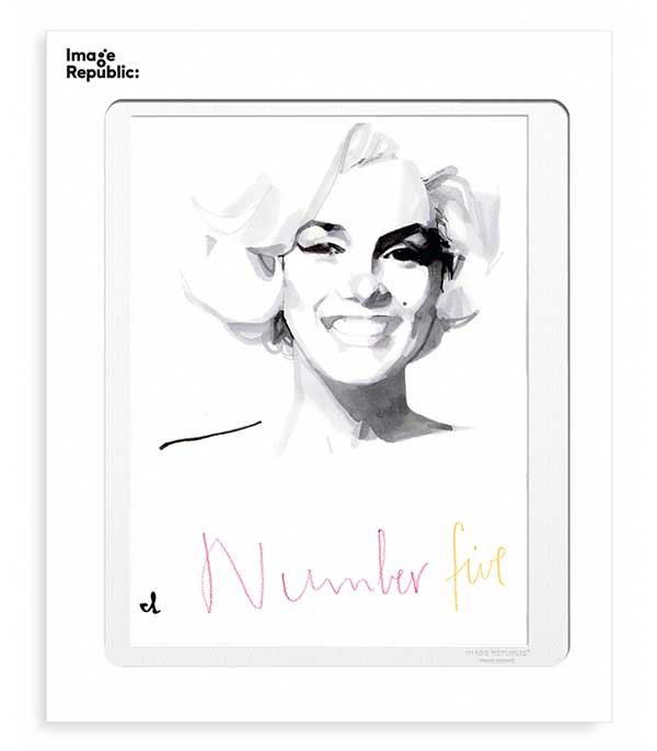 Affiche Marc Antoine Coulon Portrait MN02 40 x 50 cm Image Republic