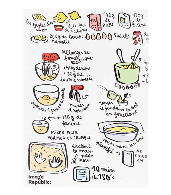 Carte Recette Lemon Bars Anjuna Boutan Image Republic