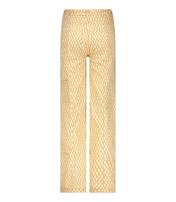 Pantalon Abrams Clay Painted Check Ulla Johnson