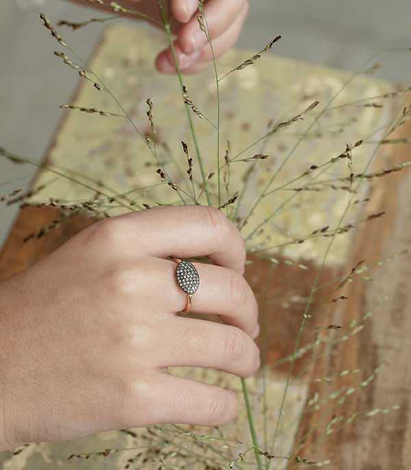 Bague Marilou Black 5 Octobre