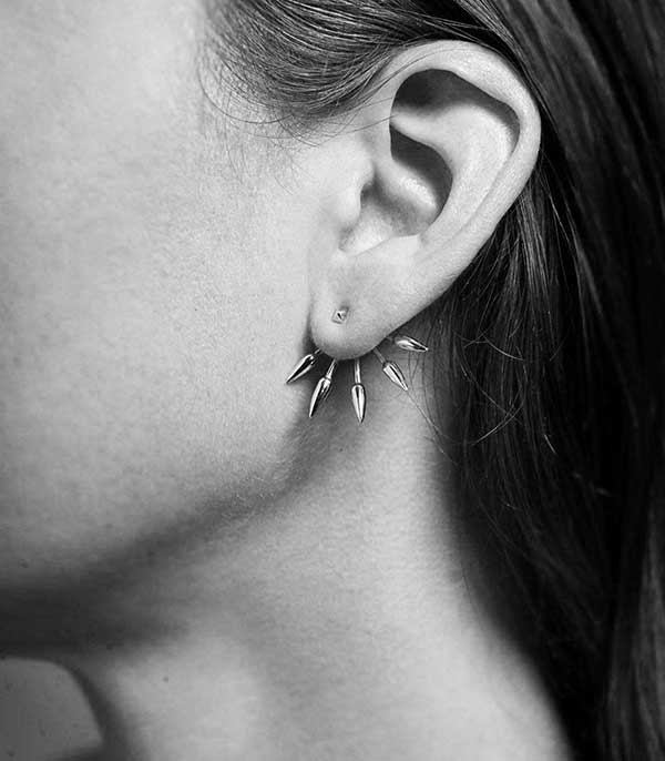 Boucles d'oreilles Five Spike x Jane de Boy Pamela Love