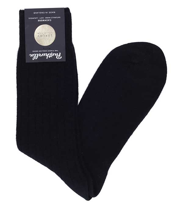 Chaussettes hautes homme en cachemire Waddington Pantherella - Taille M