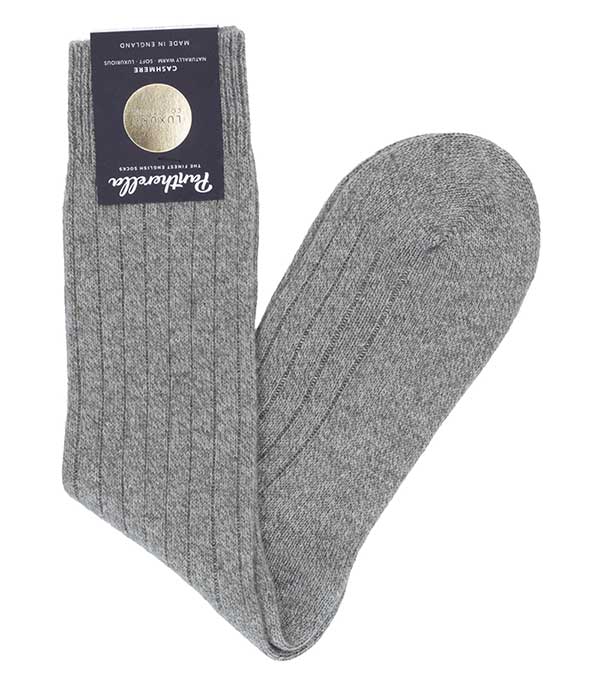 Chaussettes hautes homme en cachemire Waddington Pantherella
