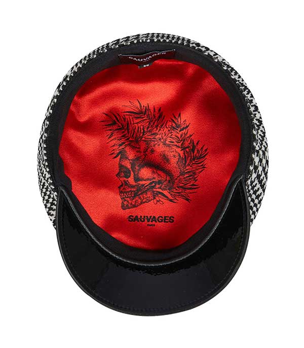 Casquette Ziggy Hudstooth Sauvages Paris