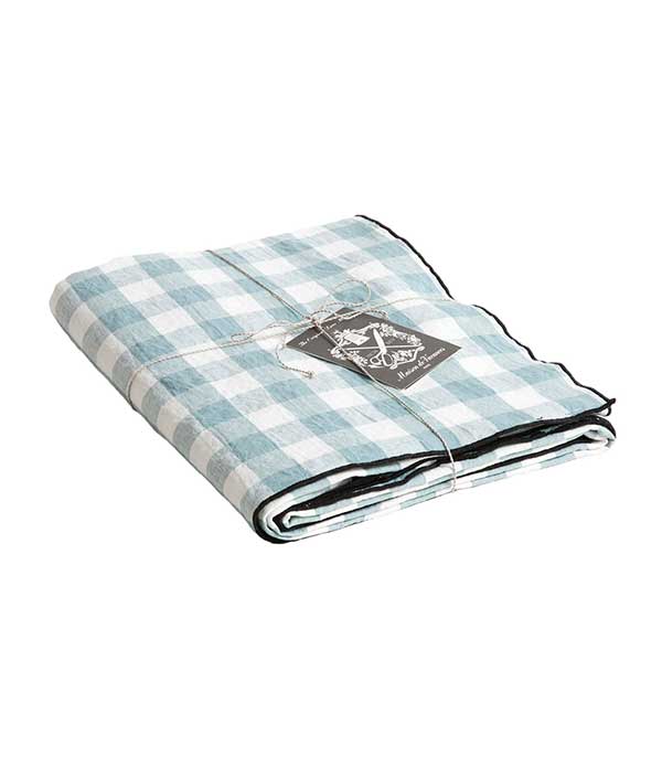 Nappe Bourdon Toile Mimi Vichy 145  x 300 cm Maison de Vacances