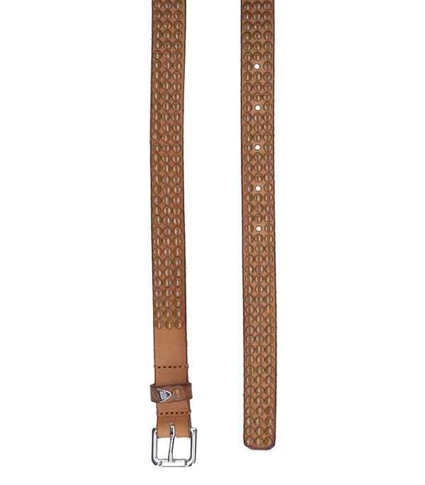 Ceinture en cuir 3000 studs colorblock HTC Los Angeles