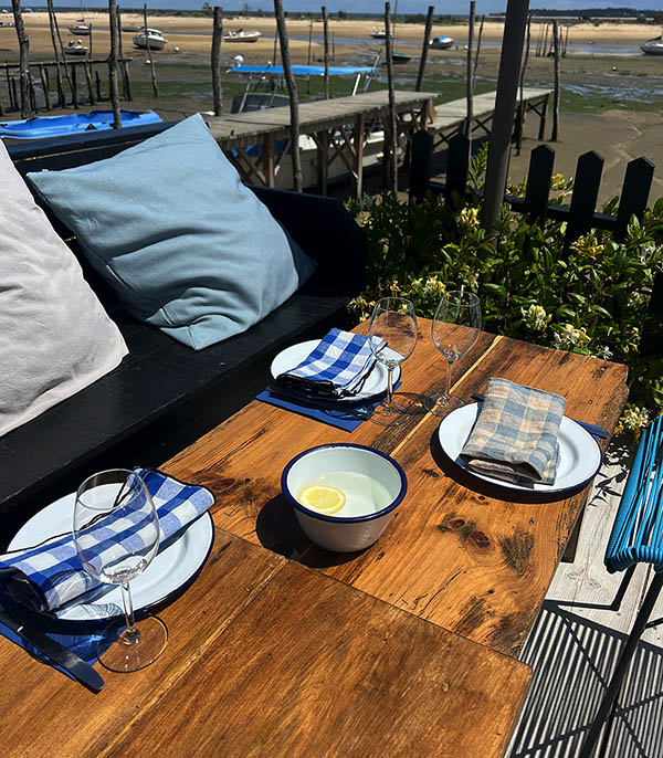 Torchon Bourdon Toile Mimi Vichy 48 x 75 cm Maison de Vacances