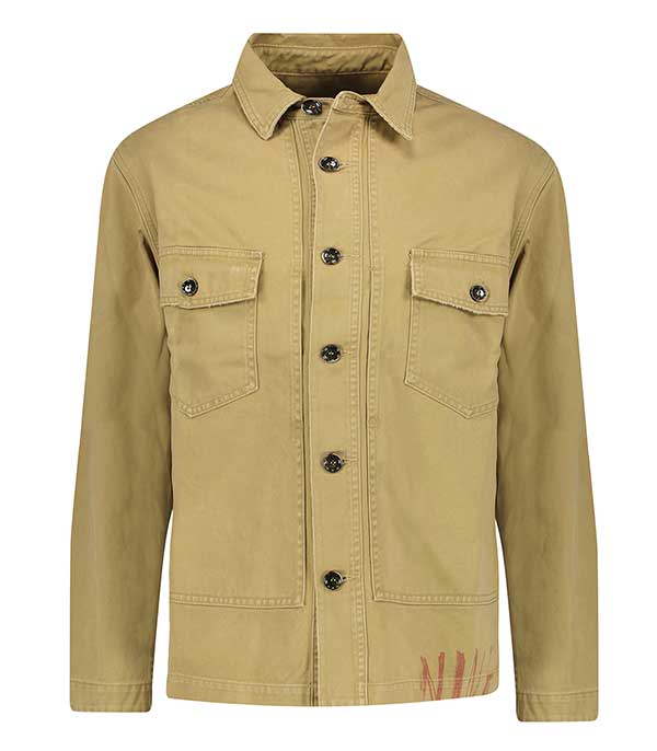 Veste en toile Homme Andrea Camel Nine in the Morning - Taille 40