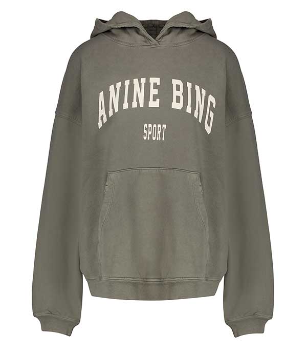 Hoodie Harvey Dusty Olive Anine Bing - Taille XXS
