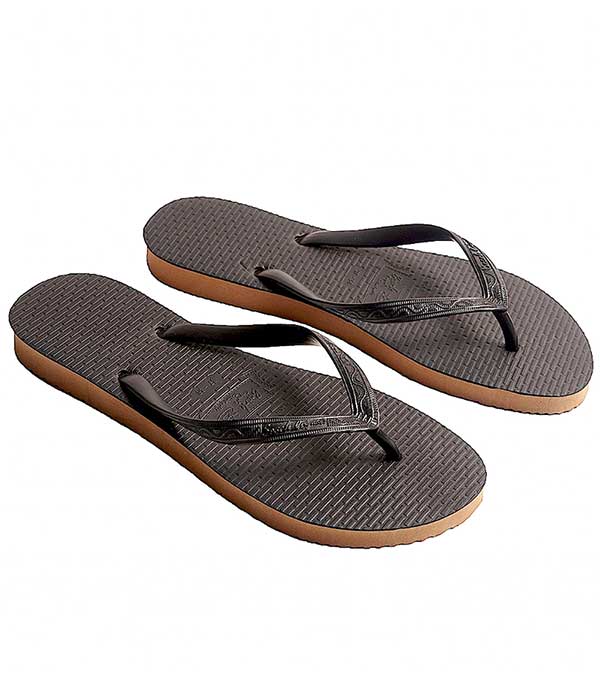 Tongs Femme Héritage Slim Onyx Noir Beach Originals