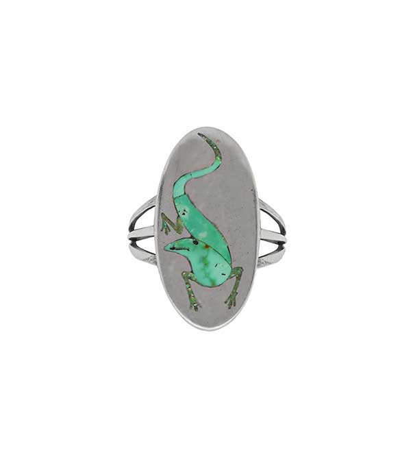 Bague Squamate Turquoise Harpo - Taille 54