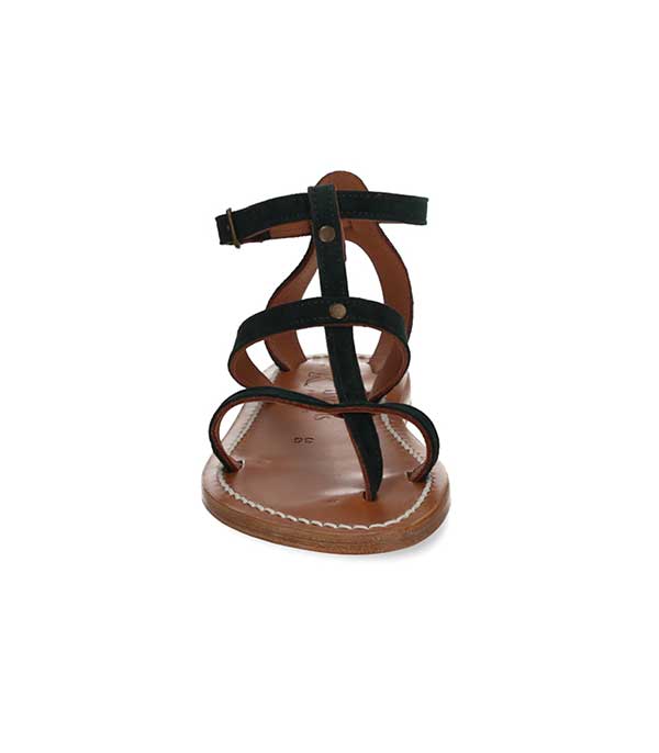 Sandales Antioche Cuir velours Grama K.Jacques