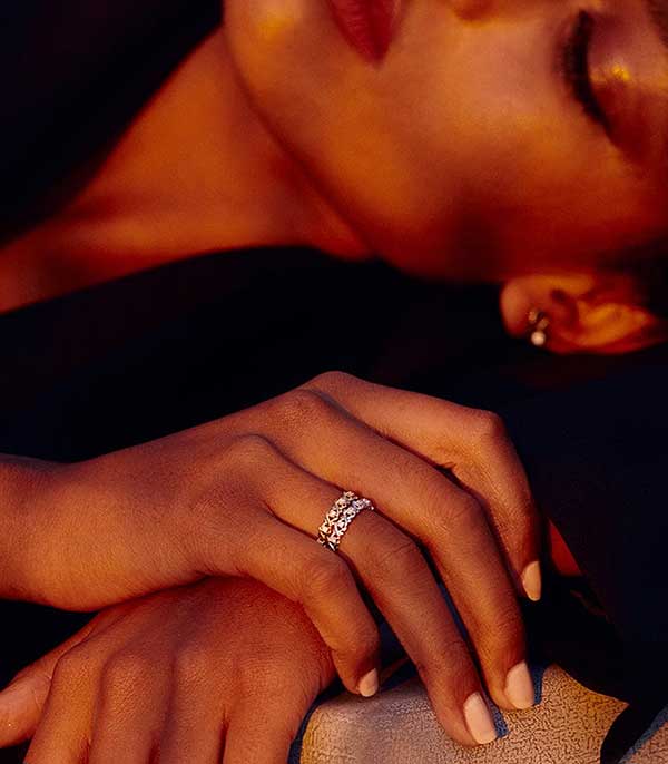 Bague Dunaway simple Or Jaune et Diamants Stone Paris