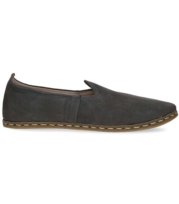 Mocassins Saanas Classique Homme Nubuck Gris Saanas - Taille 40 à -20%