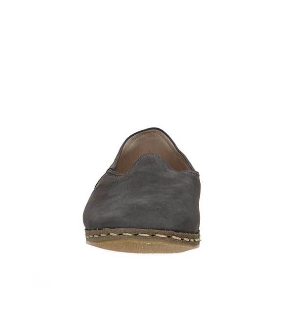 Mocassins Saanas Classique Homme Nubuck Gris Saanas