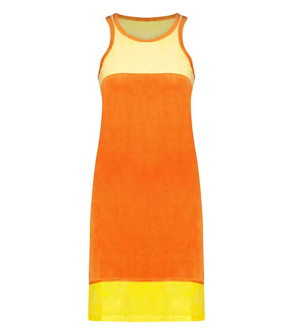 Robe Haydee Jaune & Orange Ma petite plage - Taille S à -20%