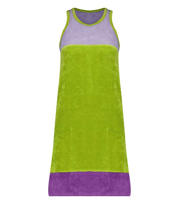 Robe Haydee Lavande & Olive Ma petite plage - Taille XS à -20%