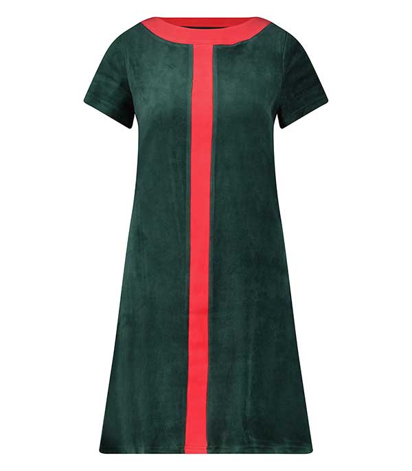 Robe Diana Vert foncé & Rouge Ma petite plage à -20%