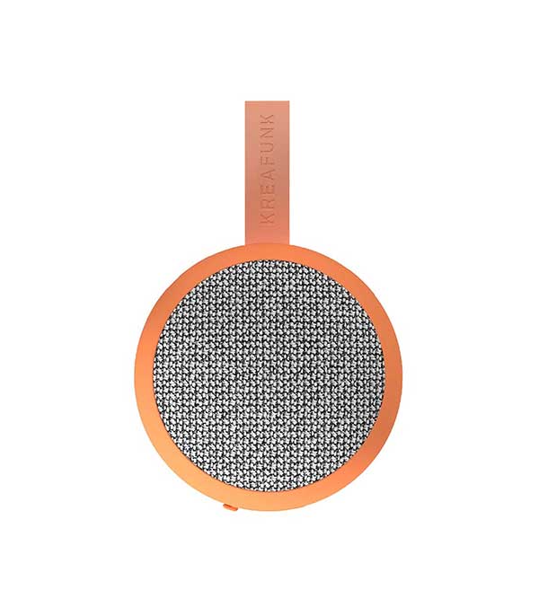 Enceinte bluetooth aGO 2 Fabric Dusty Orange Kreafunk 