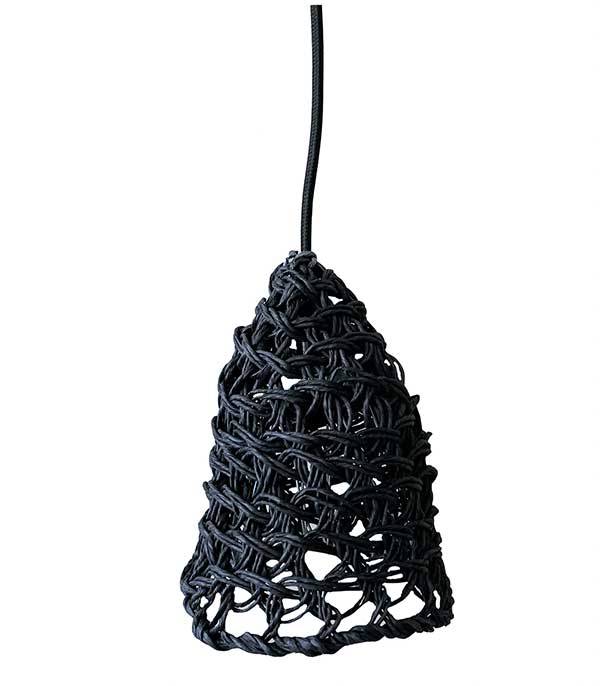 Luminaire Baladeuse Double 100% Papier recyclé Noir Best Before