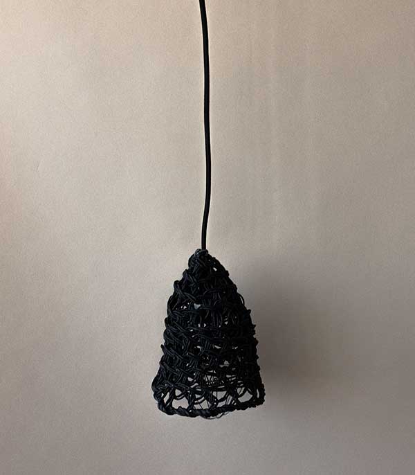 Luminaire Baladeuse Double 100% Papier recyclé Noir Best Before