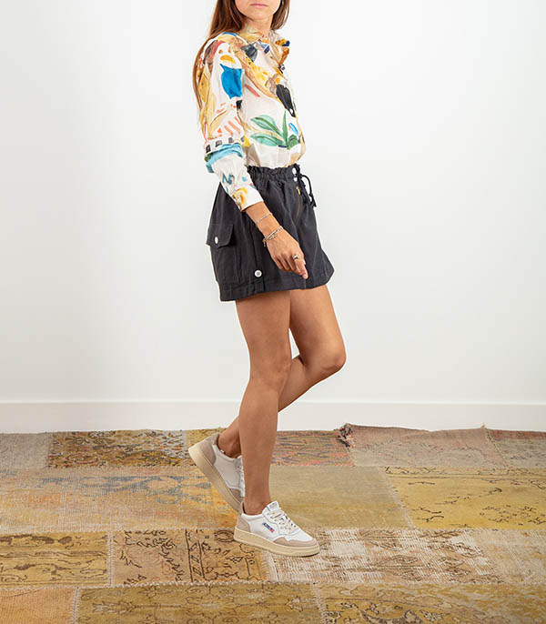 Short Havana Bleu marine Maison Saint Julien