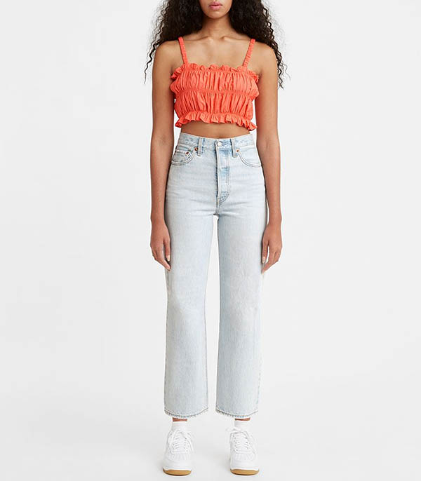 Jean Ribcage Straight Ankle Ojai Shore Levi's