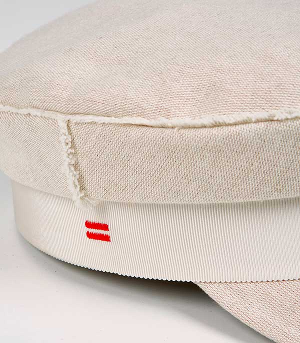 Casquette Nancy Blanc cassé Sauvages Paris