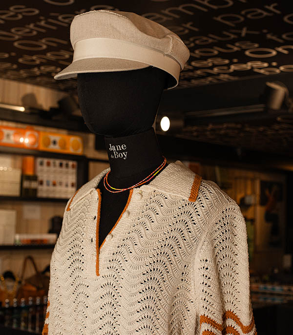 Casquette Nancy Blanc cassé Sauvages Paris