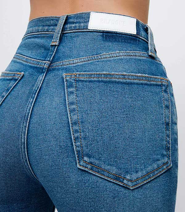 Jean Western Blue 70s Stovepipe RE/DONE