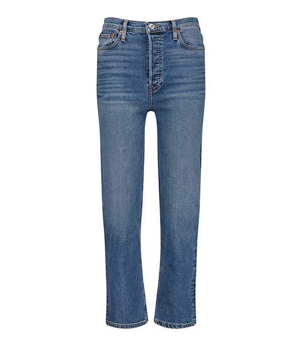 Jean Western Blue 70s Stovepipe RE/DONE - Taille 23 à -50%
