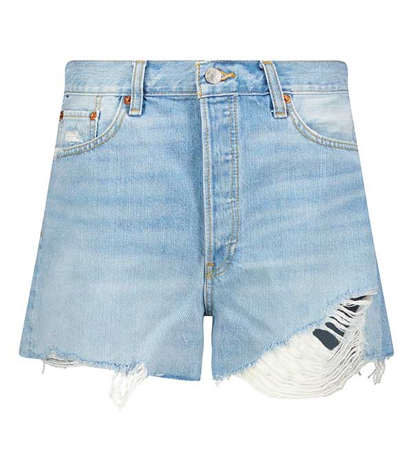 Short en jean Low Slung RE/DONE