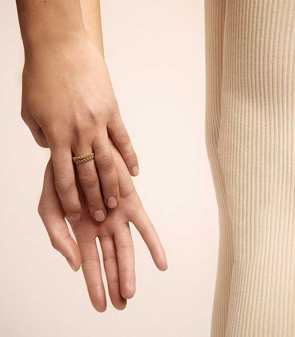 Bague Ava n°2 Emeraude Pascale Monvoisin