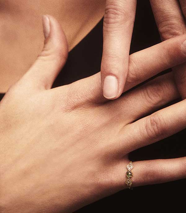 Bague Adèle n°1 Emeraude Pascale Monvoisin