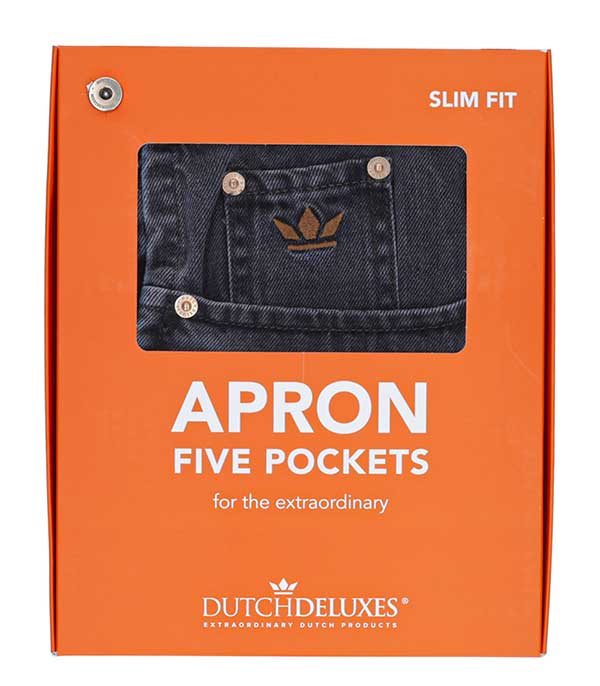 Tablier 5 Poches Coton Denim Gris Dutchdeluxes