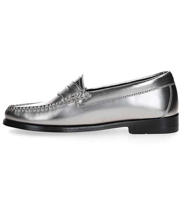 Mocassins Weejun Penny Loafer Argent G.H. Bass & Co.