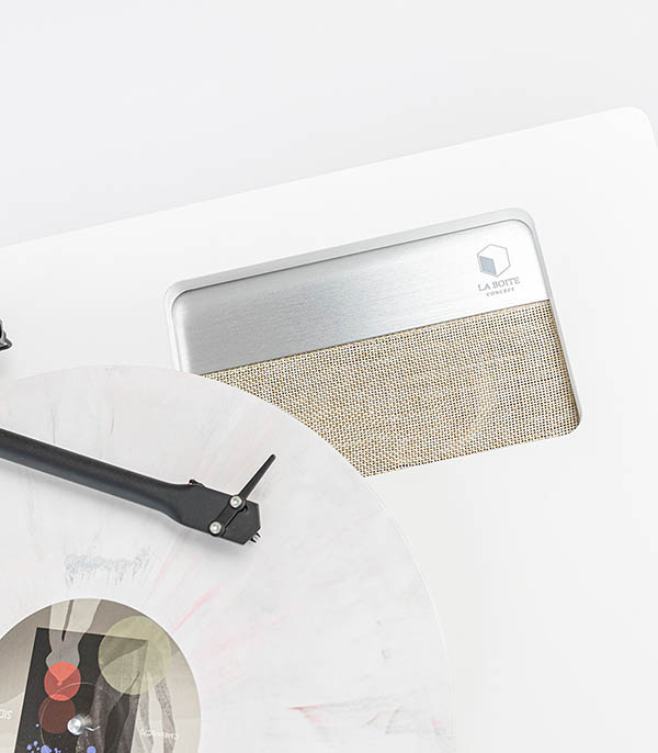 Enceinte LX X Platine en chêne massif  La Boite Concept