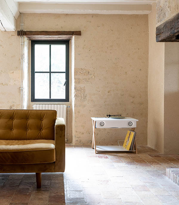 Enceinte LX X Platine en chêne massif  La Boite Concept