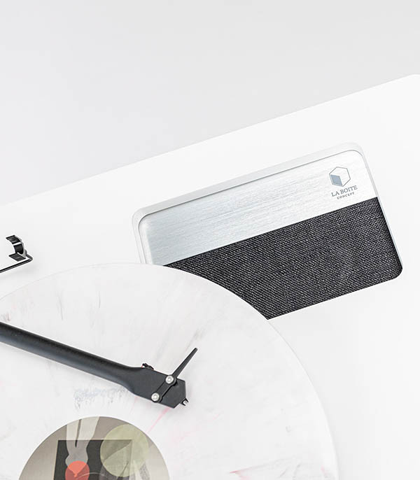 Enceinte LX X Platine en chêne massif  La Boite Concept