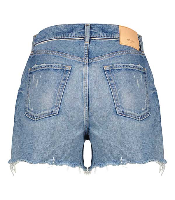Short en denim Pelion à taille haute Moussy Vintage