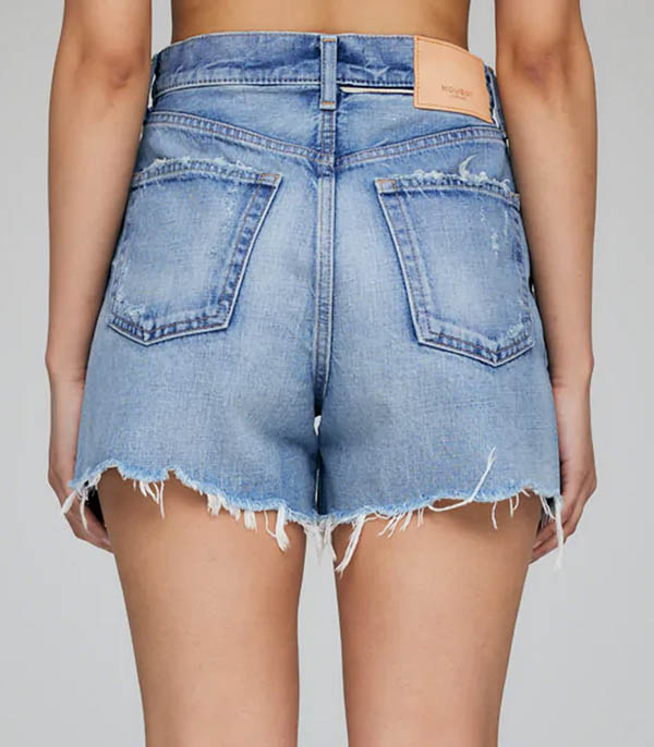 Short en denim Pelion à taille haute Moussy Vintage