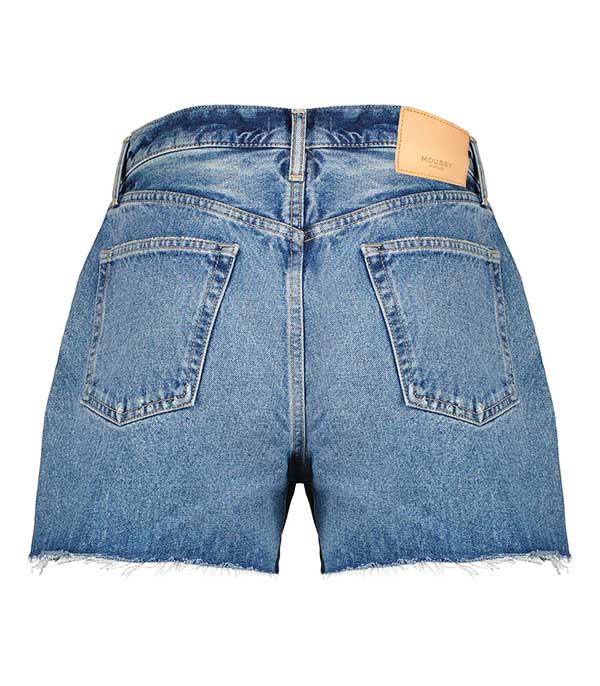Short en denim Cary à taille haute Moussy Vintage