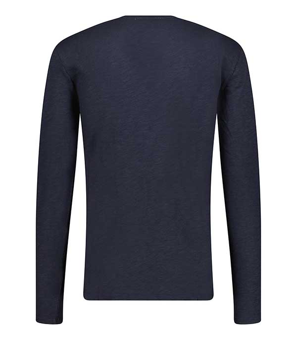 Tee-shirt Homme Bysapick manches longues Navy American Vintage