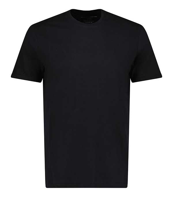 Tee-shirt homme Julien Noir Majestic Filatures - Taille M